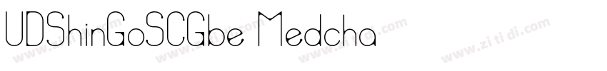 UDShinGoSCGbe Medcha字体转换